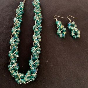 Hand  made gorgeous necklace and matching earrings
